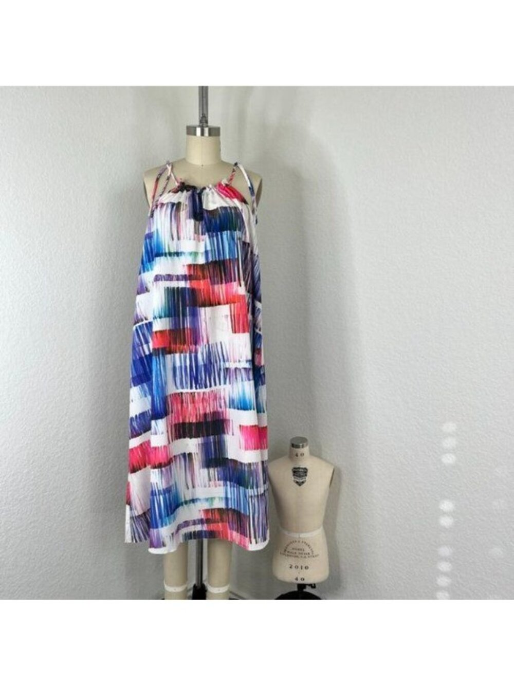 Anthro 'Sonora' Sachin + Babi Tie Dye Water Color Midi Dress